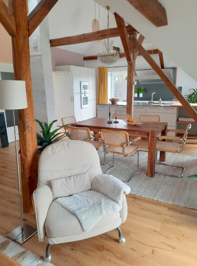Luxurioeses Loft Mit Schoenem Blick Tremsbuettel Luaran gambar